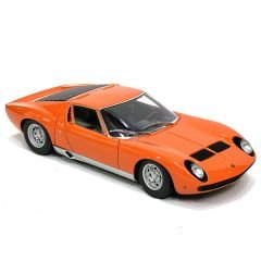 1:18 Lamborghini Miura SV 1971 Silver Wheels - Autoart