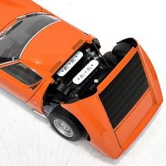 1:18 Lamborghini Miura SV 1971 Silver Wheels - Autoart