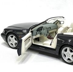 1:18 Mercedes-Benz SL600 R129 Black 1995 - Autoart Dealer