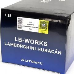 1:18 Lamborghini Huracan Liberty Walk Red 2017 - Autoart