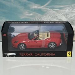1:18 Ferrari New California Spider 2009 Red - Hot Wheels Elite