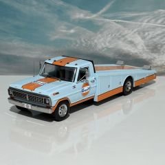 1:18 Ford F-350 Ramp Truck Gulf Racing Team - ACME
