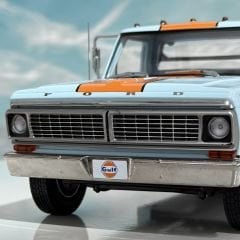1:18 Ford F-350 Ramp Truck Gulf Racing Team - ACME