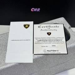 1:18 Lamborghini Sesto Elemento Grey Carbon Fiber 74671 -Autoart