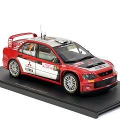 1:18 Mitsubishi Lancer WRC05 Rovenpera Monte Carlo Rally #9 -Autoart