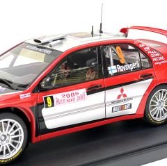 1:18 Mitsubishi Lancer WRC05 Rovenpera Monte Carlo Rally #9 -Autoart