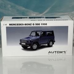 1:18 Mercedes-Benz G Class G500 Blue 76114 - Autoart