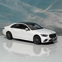 1:18 Mercedes-Benz S Class AMG Line 2021 White - Norev