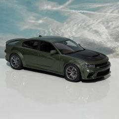1:18 Dodge Charger SRT Hellcat Widebody Green - GT Spirit