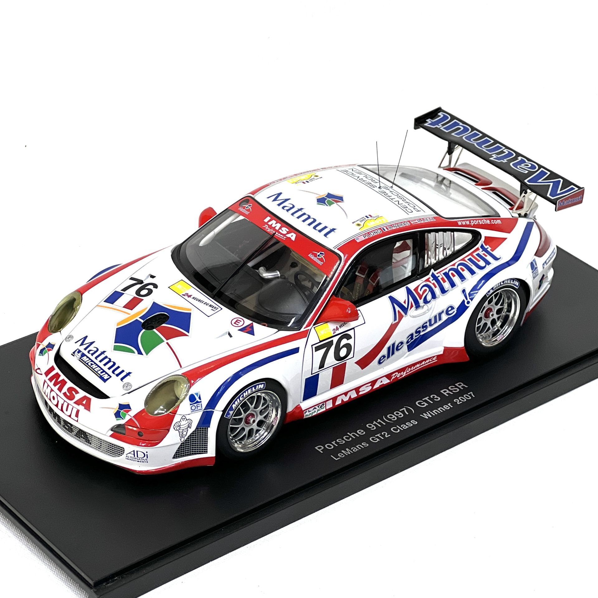 1:18 Porsche 911 997 GT3 RSR Le Mans GT2 Winner Matmut - Autoart