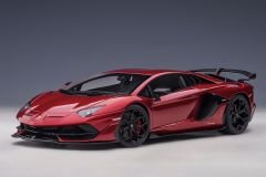 1:18 Lamborghini Aventador SVJ Red Met 2018 - Autoart
