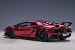 1:18 Lamborghini Aventador SVJ Red Met 2018 - Autoart
