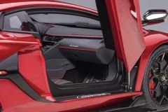 1:18 Lamborghini Aventador SVJ Red Met 2018 - Autoart