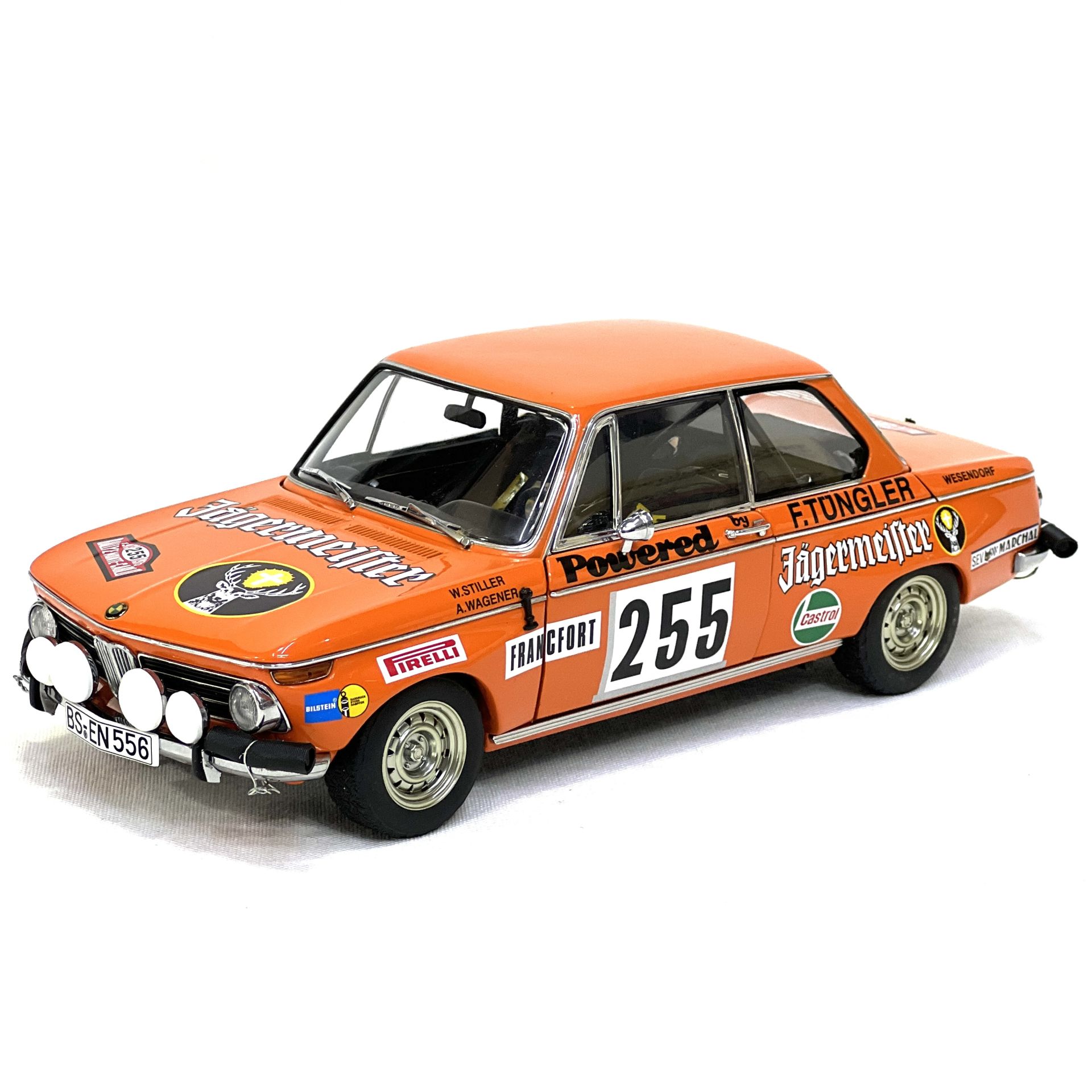 1:18 BMW 2002 Rally Monte Carlo 1973 Jagermeister - Autoart