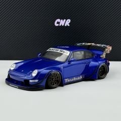 1:18 Porsche 911 993 RWB Tsubaki Dark Blue GT857 - GT Spirit