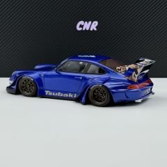 1:18 Porsche 911 993 RWB Tsubaki Dark Blue GT857 - GT Spirit