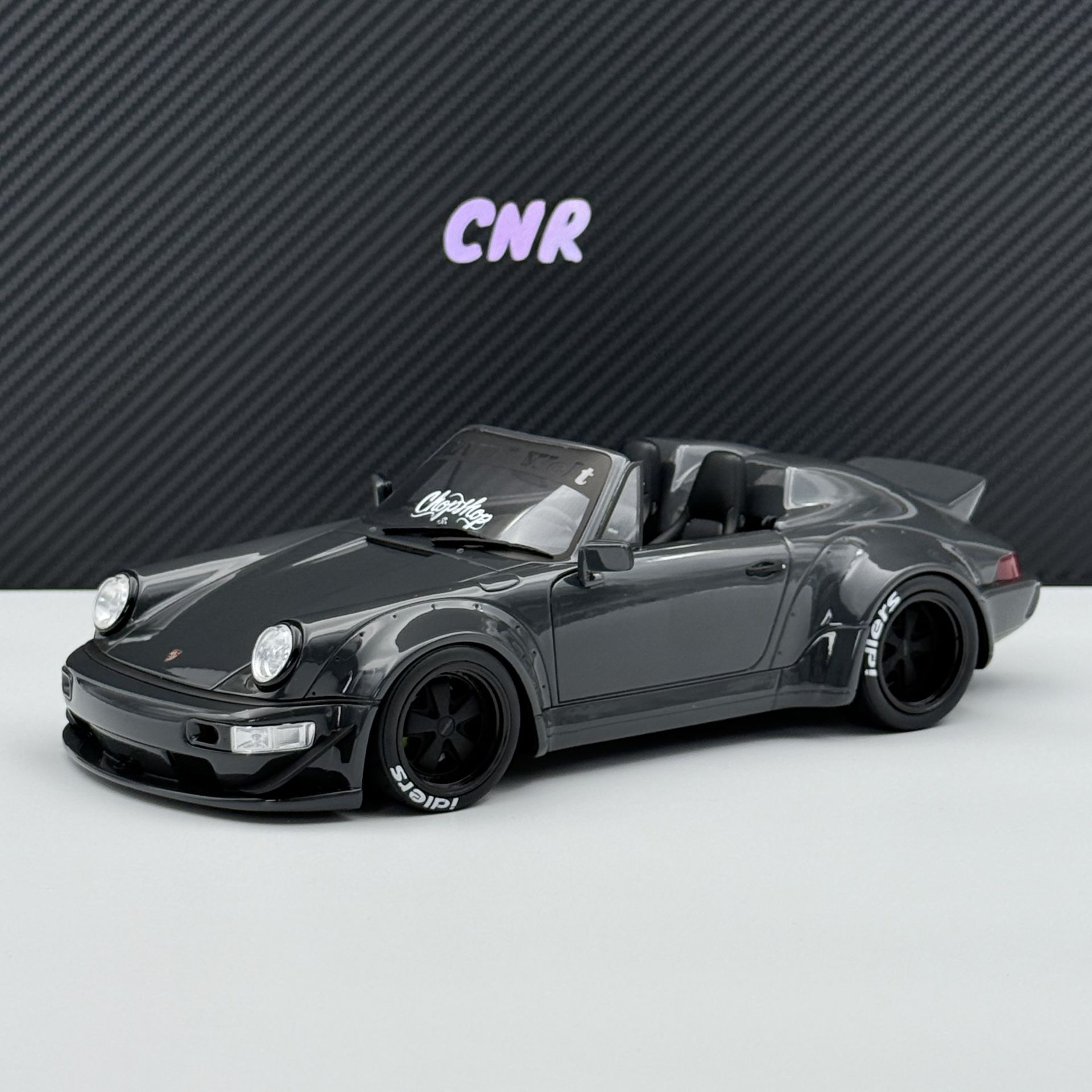 1:18 Porsche 911 964 RWB Yabai Gray GT369 - GT Spirit
