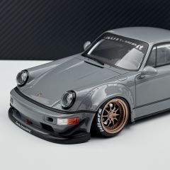 1:18 Porsche 911 964 Akiba Grey GT840 - GT Spirit