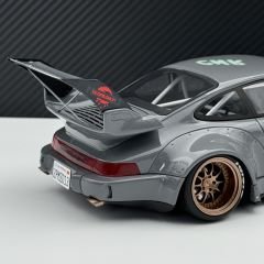 1:18 Porsche 911 964 Akiba Grey GT840 - GT Spirit
