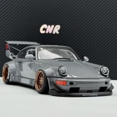 1:18 Porsche 911 964 Akiba Grey GT840 - GT Spirit