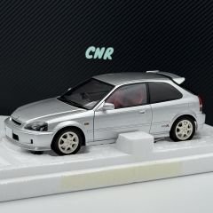 1:18 Honda Civic Type R EK9 Vogue Silver Metallic - Motorhelix