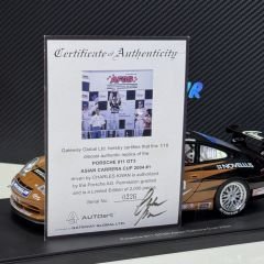 1:18 Porsche 911 996 GT3 Assian carrera Cup #1 2004 - Autoart
