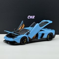1:18 Lamborghini Aventador LP720-4 50.Yıl Blue 74682 - Autoart