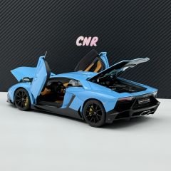 1:18 Lamborghini Aventador LP720-4 50.Yıl Blue 74682 - Autoart