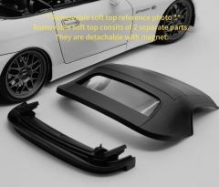 1:18 Honda S2000 AP2 BBS Wheels Dark Silver IG2590 - Ignition Model