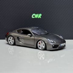 1:18 Porsche Cayman S Coupe 2013 Grey Met - Minichamps