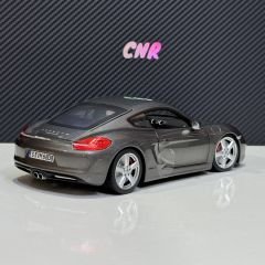 1:18 Porsche Cayman S Coupe 2013 Grey Met - Minichamps