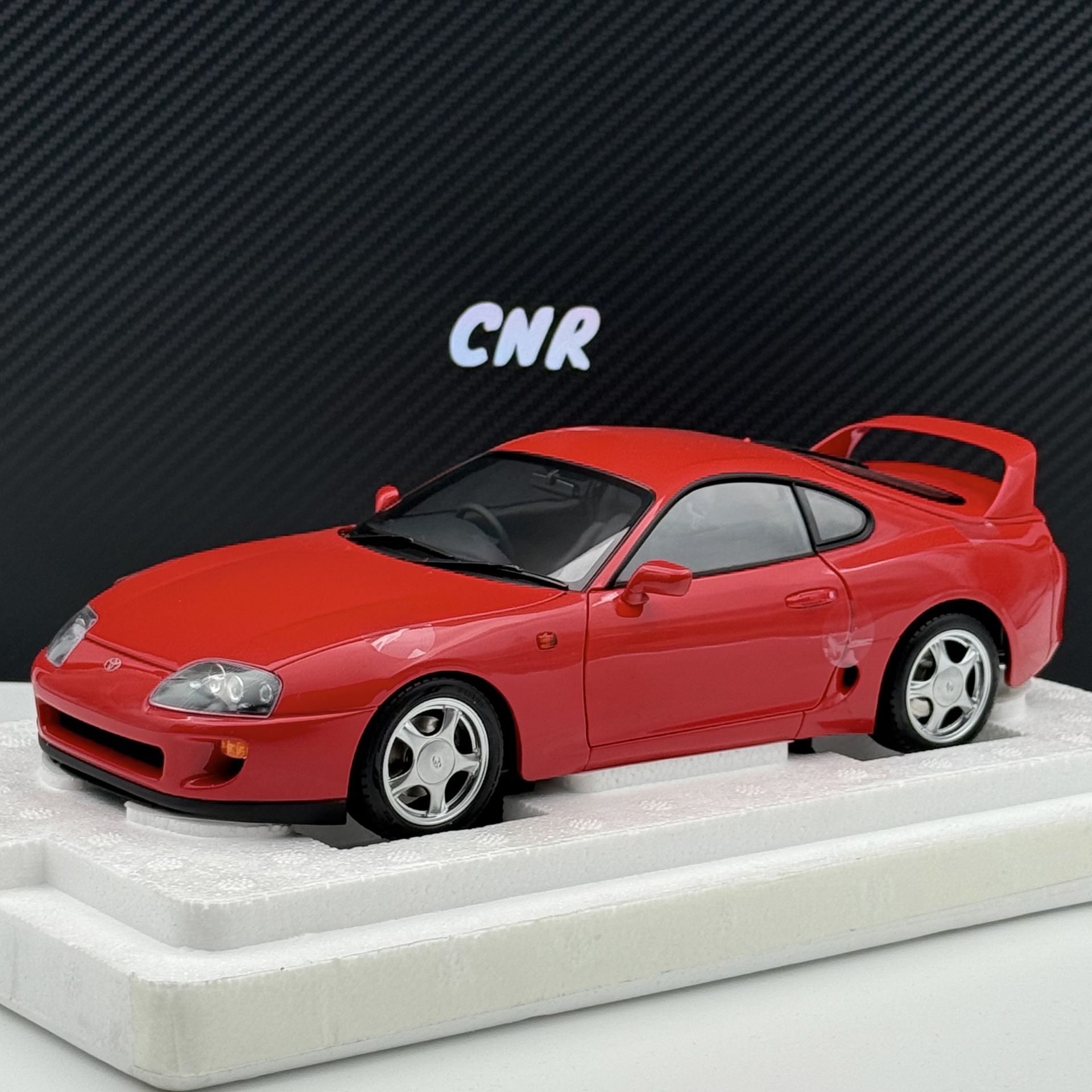 1:18 Toyota Supra A80 Mk4 RHD Red 1993 Lift Set - LCD Model