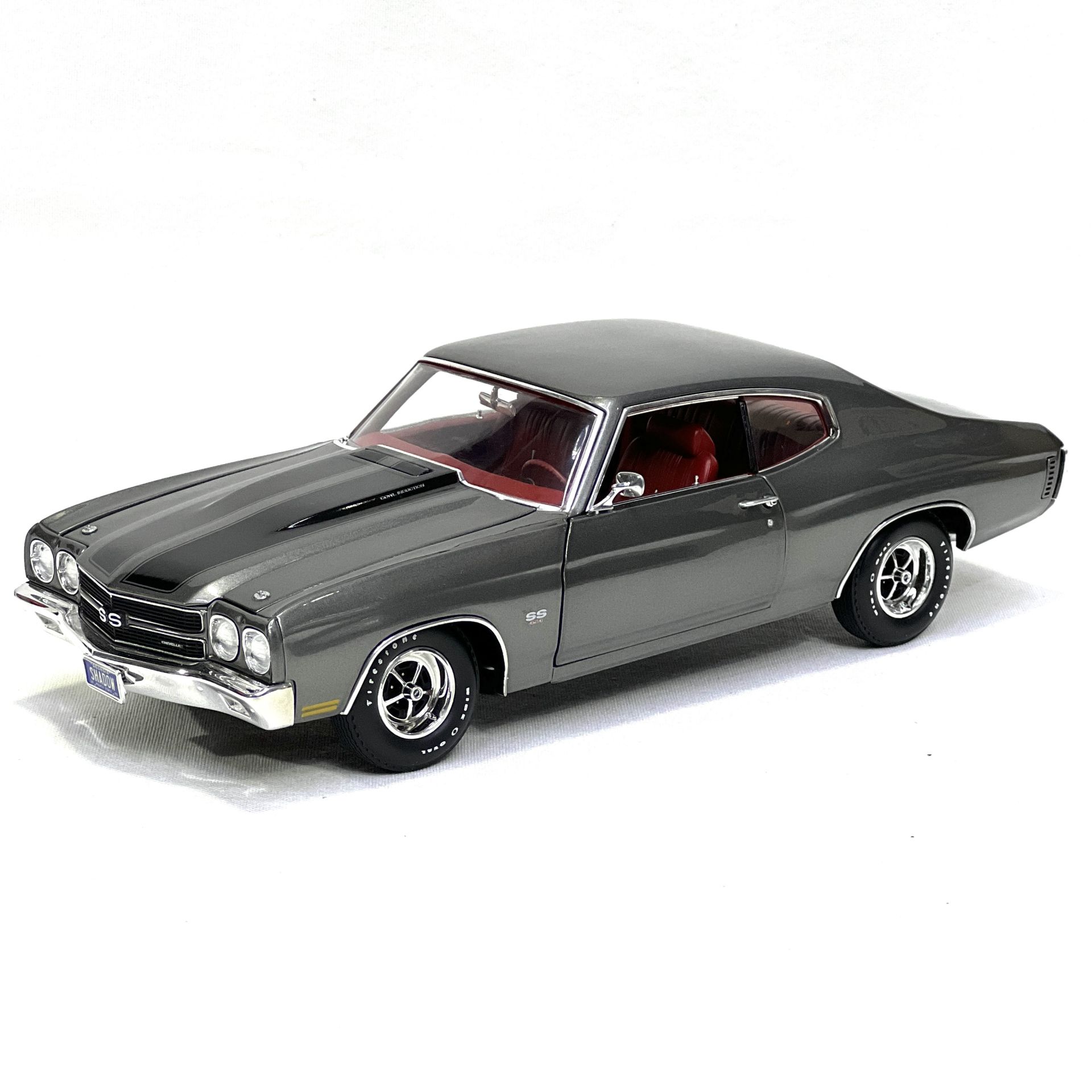 1:18 Chevrolet Chevelle LS6 SS Coupe 1970 Grey Black -ACME