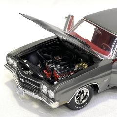 1:18 Chevrolet Chevelle LS6 SS Coupe 1970 Grey Black -ACME