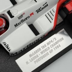 1:18 McLaren Tag MP4/2 Niki Lauda World Champion 1984-Minichamps