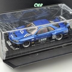 1:18 Nissan Skyline ER34 LBWK Super Silhouette 2020 Blue - INNO