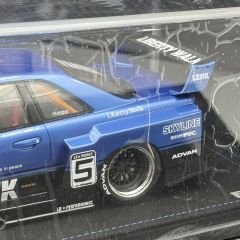 1:18 Nissan Skyline ER34 LBWK Super Silhouette 2020 Blue - INNO