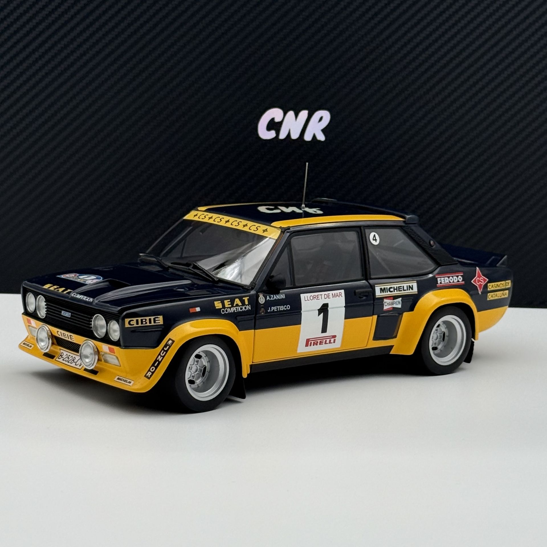 1:18 FIAT 131 Abarth Winner Spain Rally 1979 - Kyosho