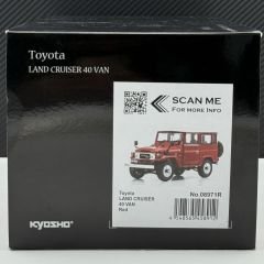 1:18 Toyota FJ40 Land Cruiser Van 4WD Red 1980 - Kyosho