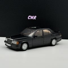 1:18 Mercedes-Benz 190E 2.3-16V 1986 Blue Black W201 - Autoart