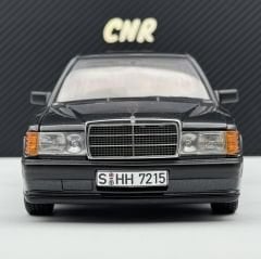1:18 Mercedes-Benz 190E 2.3-16V 1986 Blue Black W201 - Autoart
