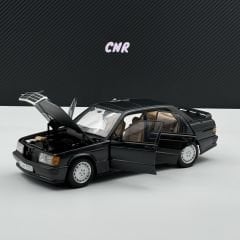 1:18 Mercedes-Benz 190E 2.3-16V 1986 Blue Black W201 - Autoart