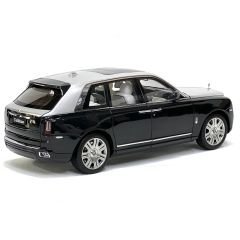 1:18 Rolls Royce Cullinan 2018 Black Silver - Kyosho