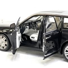 1:18 Rolls Royce Cullinan 2018 Black Silver - Kyosho