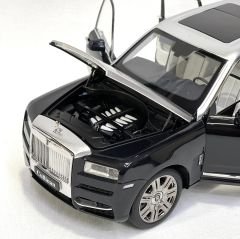 1:18 Rolls Royce Cullinan 2018 Black Silver - Kyosho