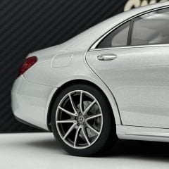 1:18 Mercedes-Benz SClass W222 Facelift MOPF Silver-Norev Dealer