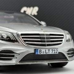 1:18 Mercedes-Benz SClass W222 Facelift MOPF Silver-Norev Dealer