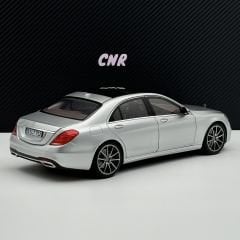 1:18 Mercedes-Benz SClass W222 Facelift MOPF Silver-Norev Dealer