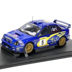 1:18 Subaru Impreza WRC #5 Rally Monte Carlo 2001 Burns - Autoart