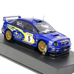 1:18 Subaru Impreza WRC #5 Rally Monte Carlo 2001 Burns - Autoart